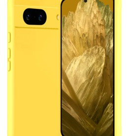 Nomfy Nomfy Google Pixel 8a Hoesje Siliconen - Geel