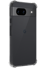 Nomfy Hoesje Geschikt voor Google Pixel 8a Hoesje Shock Proof Cover Case Shockproof Met 2x Screenprotector - Hoes Geschikt voor Google Pixel 8a Hoes Siliconen Back Case - Transparant