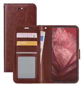 NoXx NoXx Google Pixel 8a Hoesje Bookcase - Bruin