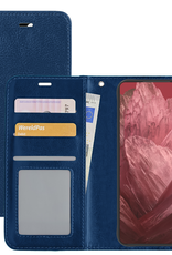 NoXx Hoes Geschikt voor Google Pixel 8a Hoesje Book Case Hoes Flip Cover Wallet Bookcase - Donkerblauw