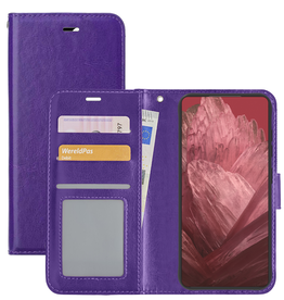 NoXx NoXx Google Pixel 8a Hoesje Bookcase - Paars