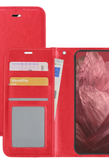 NoXx Hoes Geschikt voor Google Pixel 8a Hoesje Book Case Hoes Flip Cover Wallet Bookcase - Rood