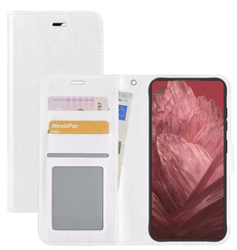 NoXx NoXx Google Pixel 8a Hoesje Bookcase - Wit