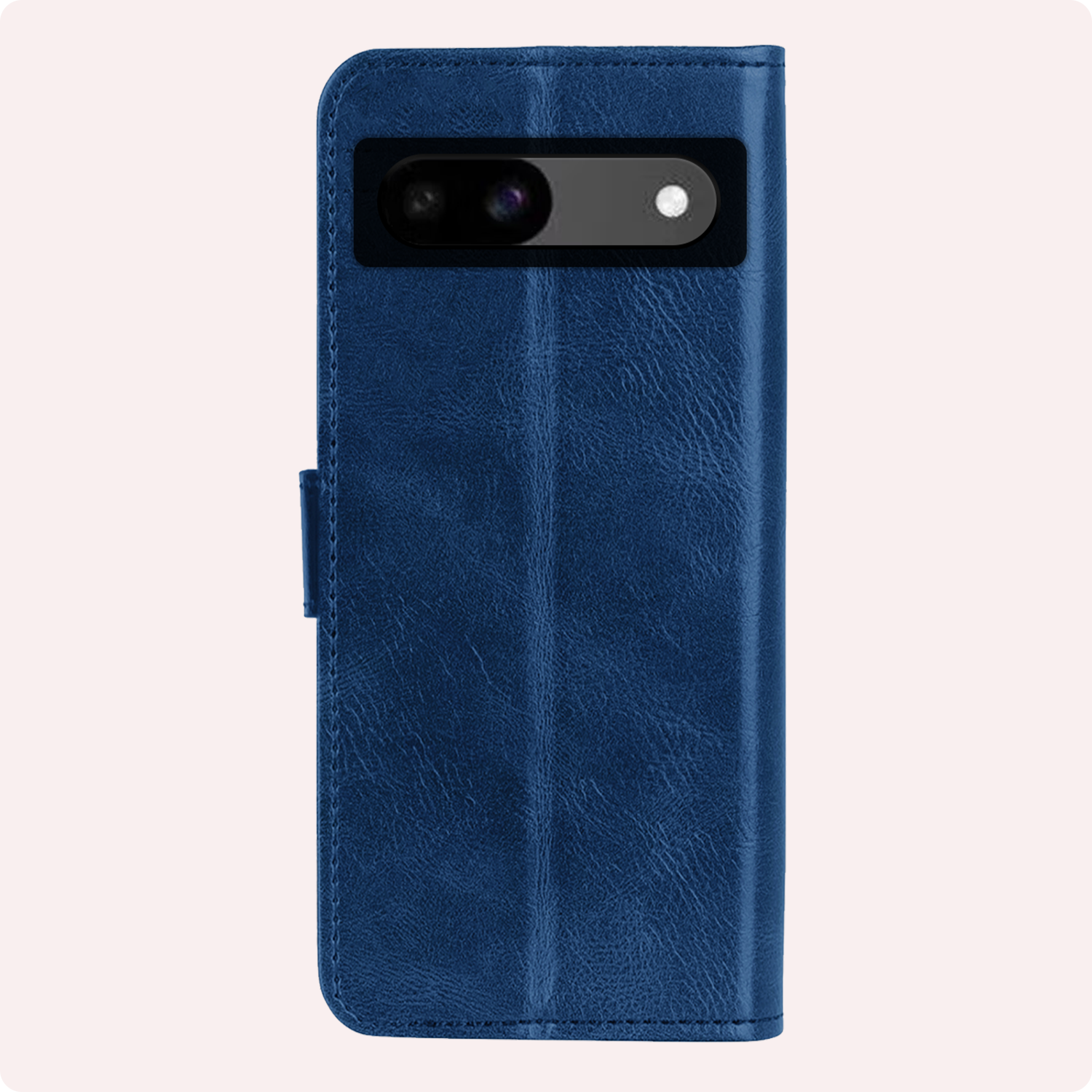 NoXx Hoes Geschikt voor Google Pixel 8a Hoesje Book Case Hoes Flip Cover Wallet Bookcase Met 2x Screenprotector - Donkerblauw