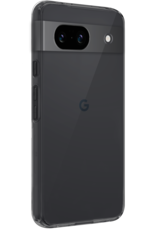 NoXx Hoes Geschikt voor Google Pixel 8a Hoesje Cover Siliconen Back Case Hoes Met Screenprotector - Transparant