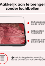 NoXx Hoes Geschikt voor Google Pixel 8a Hoesje Cover Siliconen Back Case Hoes Met Screenprotector - Geel