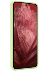 NoXx Hoes Geschikt voor Google Pixel 8a Hoesje Cover Siliconen Back Case Hoes Met 2x Screenprotector - Groen