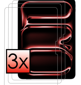 NoXx NoXx iPad Pro 2024 (13 inch) Screenprotector - 3 PACK