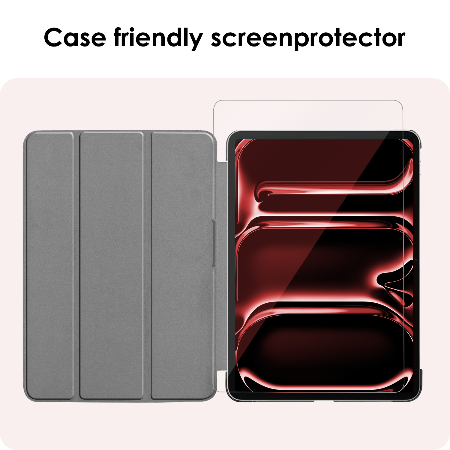 NoXx Screenprotector Geschikt voor iPad Pro 2024 (13 inch) Screenprotector Bescherm Glas Screen Protector - 3x
