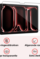 NoXx Screenprotector Geschikt voor iPad Pro 2024 (13 inch) Screenprotector Bescherm Glas Screen Protector