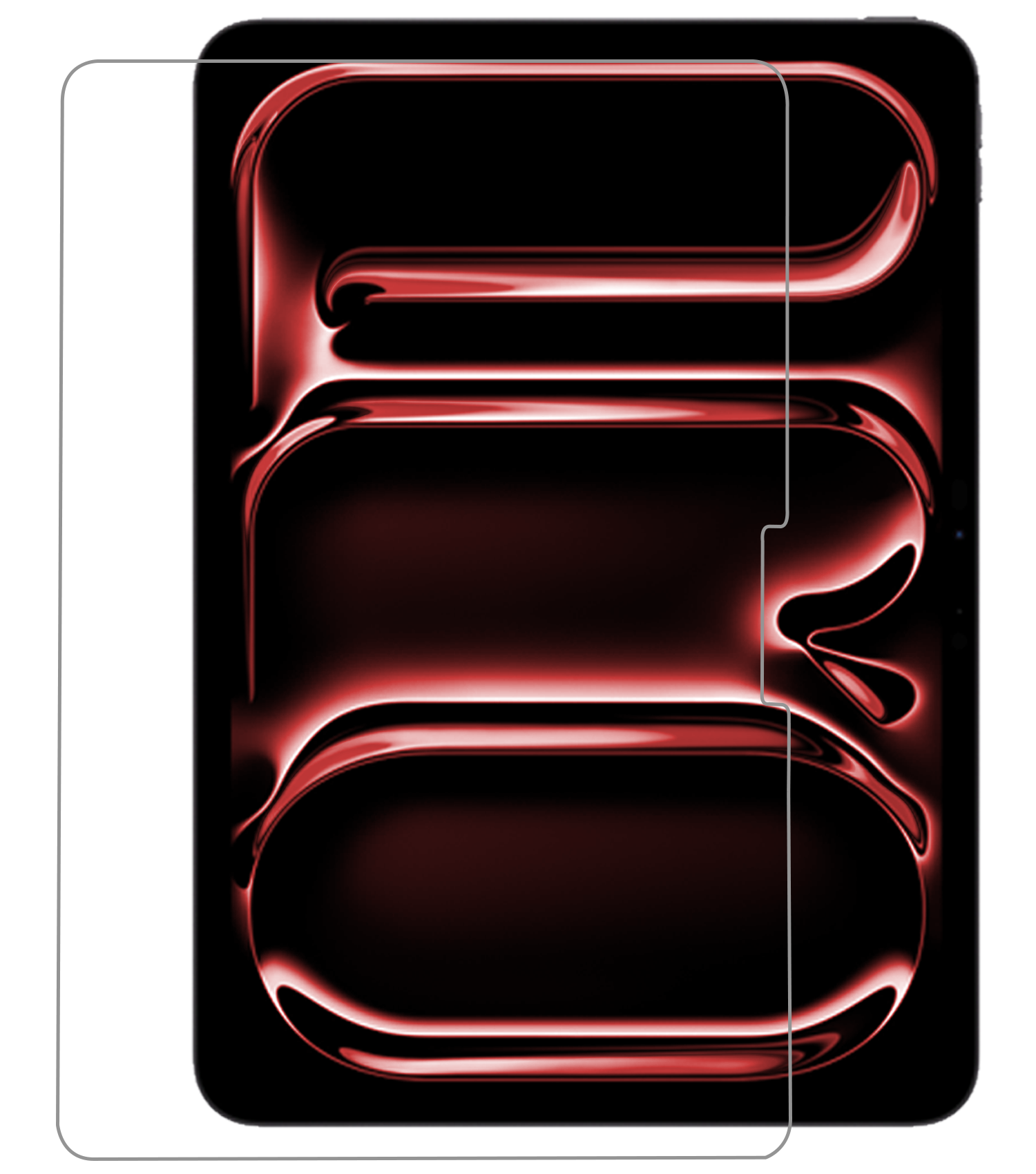 NoXx Screenprotector Geschikt voor iPad Pro 2024 (11 inch) Screenprotector Bescherm Glas Screen Protector