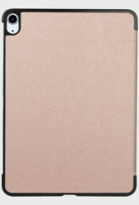 BASEY. Hoesje Geschikt voor iPad Air 6 (11 inch) Hoes Case Tablet Hoesje Tri-fold - Hoes Geschikt voor iPad Air 2024 (11 inch) Hoesje Hard Cover Bookcase Hoes - Goud