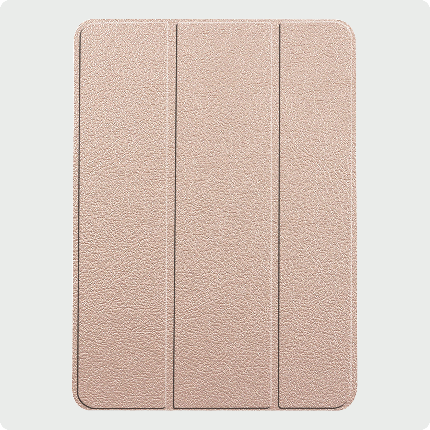 BASEY. Hoesje Geschikt voor iPad Air 6 (11 inch) Hoes Case Tablet Hoesje Tri-fold - Hoes Geschikt voor iPad Air 2024 (11 inch) Hoesje Hard Cover Bookcase Hoes - Goud