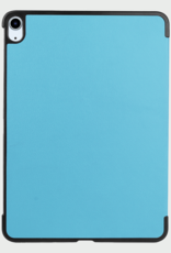 BASEY. Hoesje Geschikt voor iPad Air 6 (11 inch) Hoes Case Tablet Hoesje Tri-fold - Hoes Geschikt voor iPad Air 2024 (11 inch) Hoesje Hard Cover Bookcase Hoes - Lichtblauw