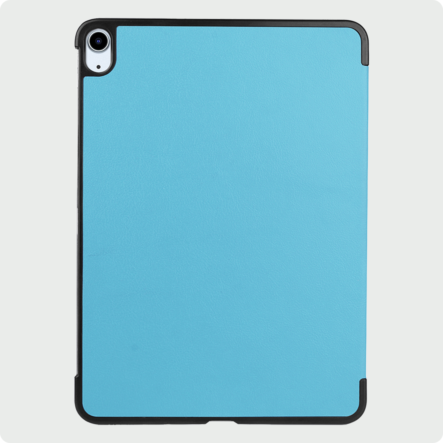 BASEY. Hoesje Geschikt voor iPad Air 6 (11 inch) Hoes Case Tablet Hoesje Tri-fold - Hoes Geschikt voor iPad Air 2024 (11 inch) Hoesje Hard Cover Bookcase Hoes - Lichtblauw