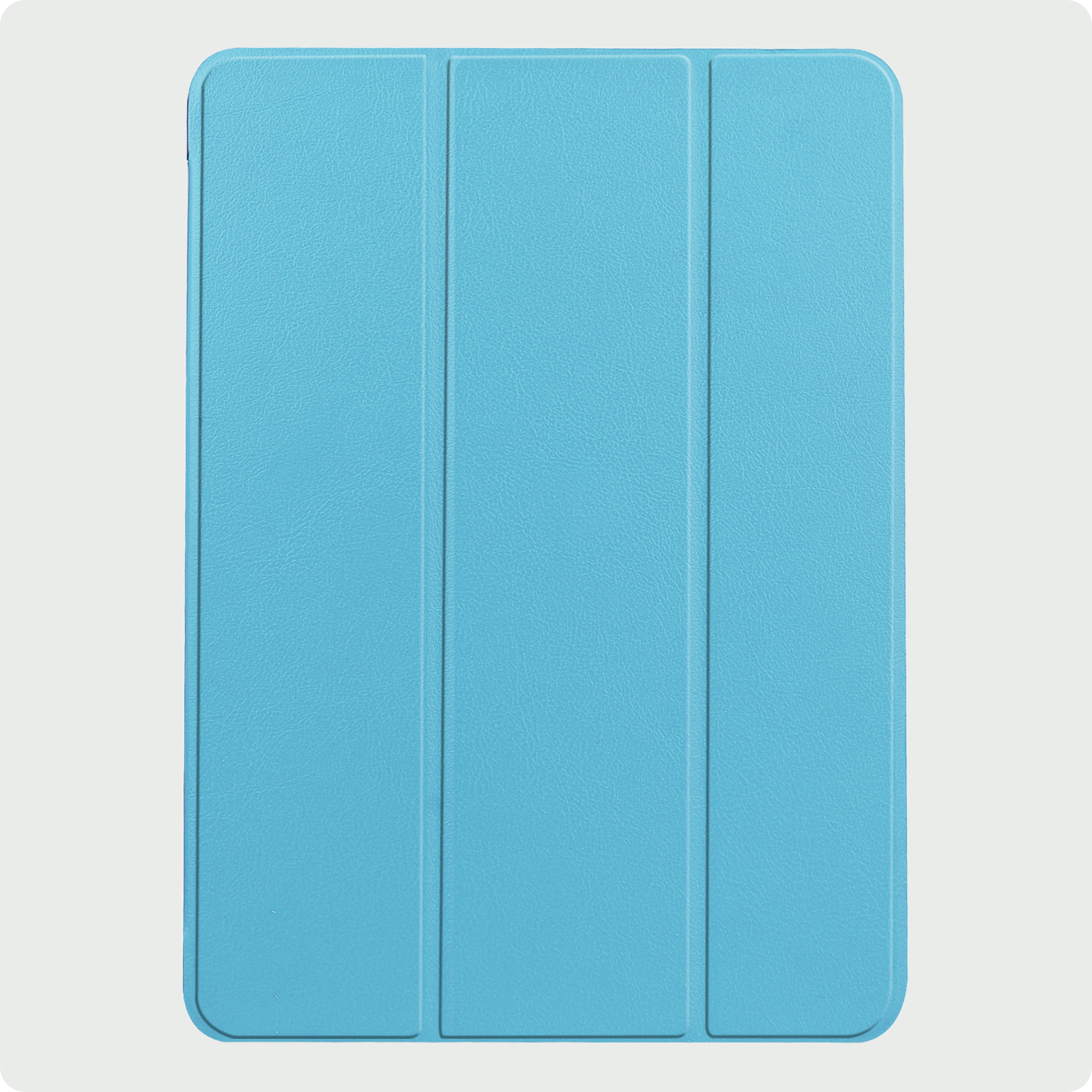 BASEY. Hoesje Geschikt voor iPad Air 6 (11 inch) Hoes Case Tablet Hoesje Tri-fold - Hoes Geschikt voor iPad Air 2024 (11 inch) Hoesje Hard Cover Bookcase Hoes - Lichtblauw