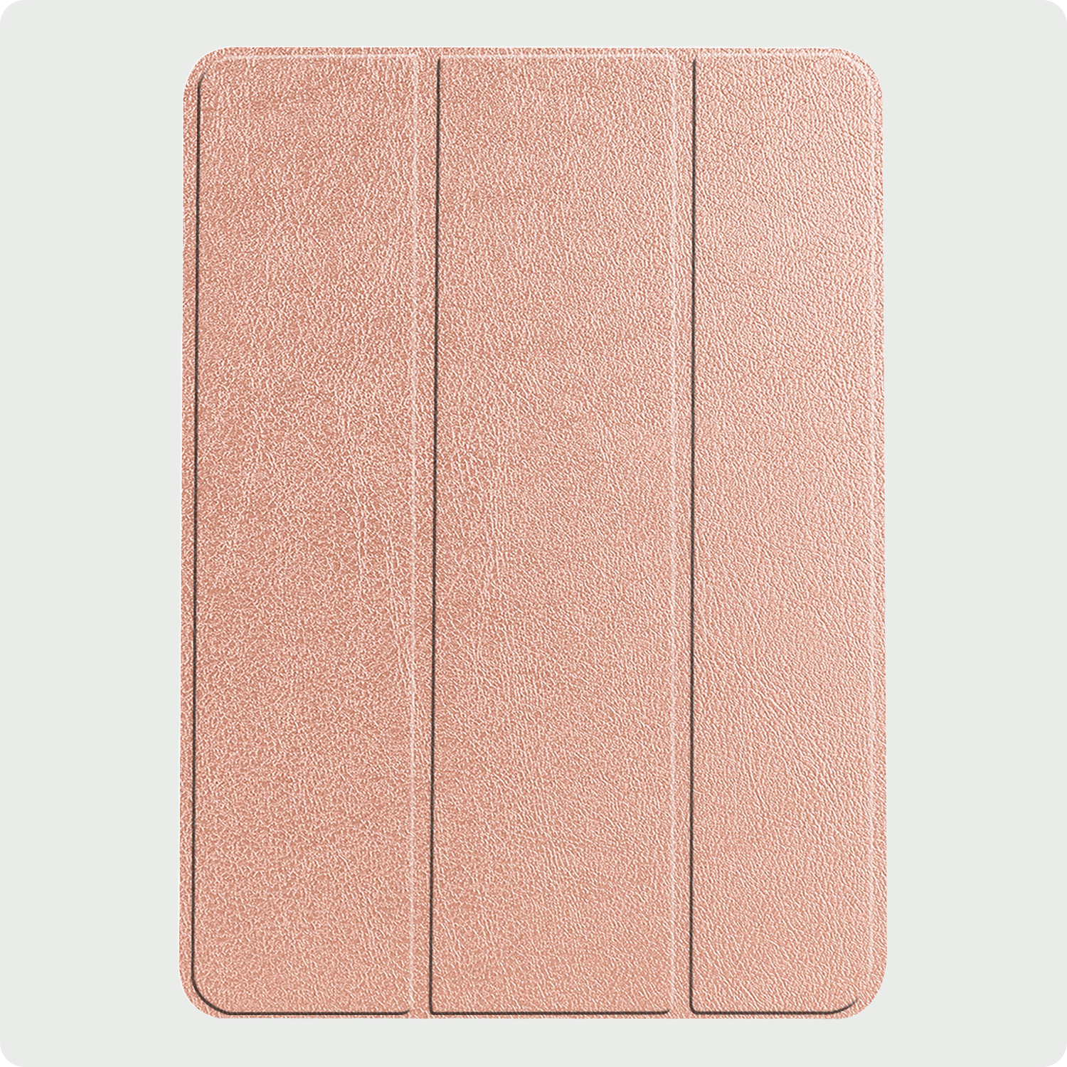 BASEY. Hoesje Geschikt voor iPad Air 6 (11 inch) Hoes Case Tablet Hoesje Tri-fold - Hoes Geschikt voor iPad Air 2024 (11 inch) Hoesje Hard Cover Bookcase Hoes - Rosé goud