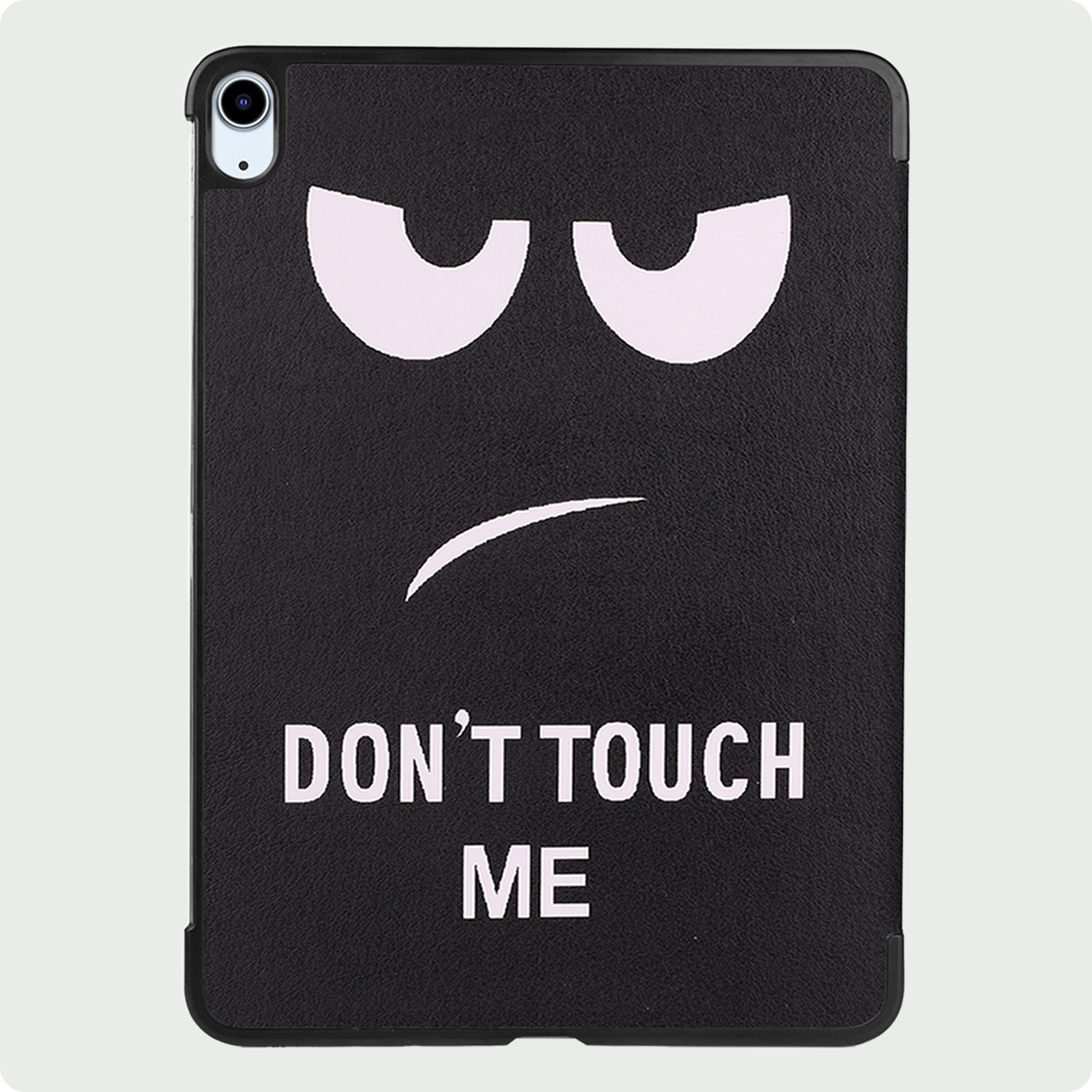 BASEY. Hoesje Geschikt voor iPad Air 6 (11 inch) Hoes Case Tablet Hoesje Tri-fold - Hoes Geschikt voor iPad Air 2024 (11 inch) Hoesje Hard Cover Bookcase Hoes - Don't Touch Me