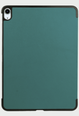 BASEY. Hoesje Geschikt voor iPad Air 6 (11 inch) Hoes Case Tablet Hoesje Tri-fold Met Uitsparing Geschikt voor Apple Pencil - Hoes Geschikt voor iPad Air 2024 (11 inch) Hoesje Hard Cover Bookcase Hoes - Donkergroen