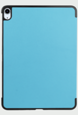 BASEY. Hoesje Geschikt voor iPad Air 6 (11 inch) Hoes Case Tablet Hoesje Tri-fold Met Uitsparing Geschikt voor Apple Pencil - Hoes Geschikt voor iPad Air 2024 (11 inch) Hoesje Hard Cover Bookcase Hoes - Lichtblauw