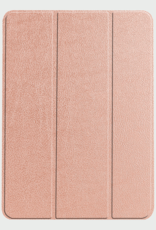 BASEY. Hoesje Geschikt voor iPad Air 6 (11 inch) Hoes Case Tablet Hoesje Tri-fold Met Uitsparing Geschikt voor Apple Pencil - Hoes Geschikt voor iPad Air 2024 (11 inch) Hoesje Hard Cover Bookcase Hoes - Rosé goud