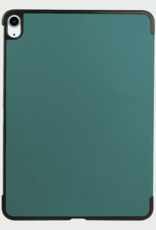 BASEY. Hoesje Geschikt voor iPad Air 6 (13 inch) Hoes Case Tablet Hoesje Tri-fold - Hoes Geschikt voor iPad Air 2024 (13 inch) Hoesje Hard Cover Bookcase Hoes - Donkergroen