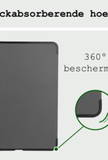 BASEY. Hoesje Geschikt voor iPad Air 6 (13 inch) Hoes Case Tablet Hoesje Tri-fold - Hoes Geschikt voor iPad Air 2024 (13 inch) Hoesje Hard Cover Bookcase Hoes - Grijs