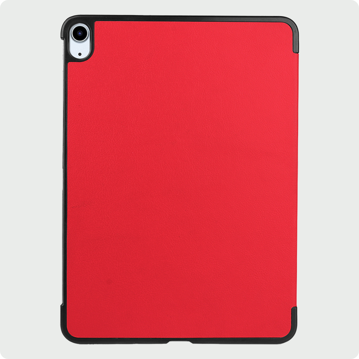 BASEY. Hoesje Geschikt voor iPad Air 6 (13 inch) Hoes Case Tablet Hoesje Tri-fold - Hoes Geschikt voor iPad Air 2024 (13 inch) Hoesje Hard Cover Bookcase Hoes - Rood