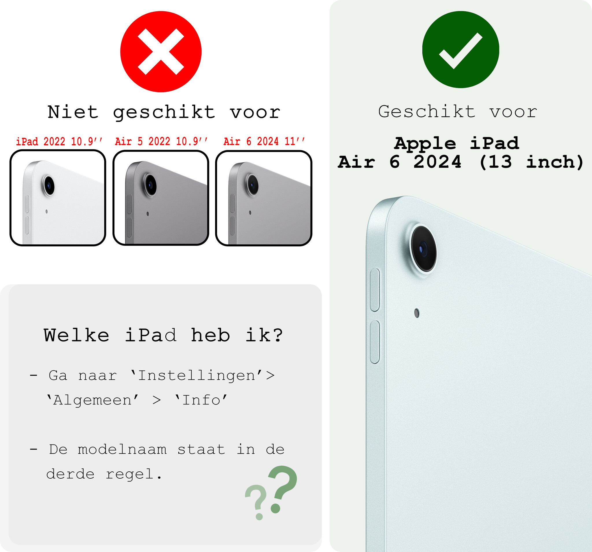 BASEY. Screenprotector Geschikt voor iPad Air 6 (13 inch) Screenprotector Tempered Glass - Screenprotector Geschikt voor iPad Air 2024 Screen Protector Beschermglas - 3 Stuks