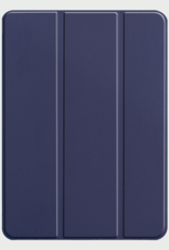 BASEY. Hoesje Geschikt voor iPad Pro 2024 (11 inch) Hoes Case Tablet Hoesje Tri-fold - Hoes Geschikt voor iPad Pro 2024 11 inch (7e generatie) Hoesje Hard Cover Bookcase Hoes - Donkerblauw