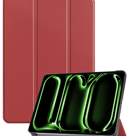 BASEY. BASEY. iPad Pro 2024 (11 inch) Hoesje - Donkerrood