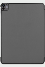 BASEY. Hoesje Geschikt voor iPad Pro 2024 (11 inch) Hoes Case Tablet Hoesje Tri-fold - Hoes Geschikt voor iPad Pro 2024 11 inch (7e generatie) Hoesje Hard Cover Bookcase Hoes - Grijs