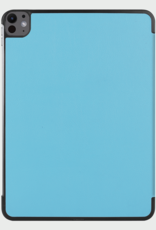 BASEY. Hoesje Geschikt voor iPad Pro 2024 (11 inch) Hoes Case Tablet Hoesje Tri-fold - Hoes Geschikt voor iPad Pro 2024 11 inch (7e generatie) Hoesje Hard Cover Bookcase Hoes - Lichtblauw