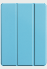 BASEY. Hoesje Geschikt voor iPad Pro 2024 (11 inch) Hoes Case Tablet Hoesje Tri-fold - Hoes Geschikt voor iPad Pro 2024 11 inch (7e generatie) Hoesje Hard Cover Bookcase Hoes - Lichtblauw