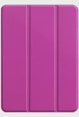 BASEY. Hoesje Geschikt voor iPad Pro 2024 (11 inch) Hoes Case Tablet Hoesje Tri-fold - Hoes Geschikt voor iPad Pro 2024 11 inch (7e generatie) Hoesje Hard Cover Bookcase Hoes - Paars
