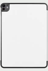 BASEY. Hoesje Geschikt voor iPad Pro 2024 (11 inch) Hoes Case Tablet Hoesje Tri-fold - Hoes Geschikt voor iPad Pro 2024 11 inch (7e generatie) Hoesje Hard Cover Bookcase Hoes - Wit