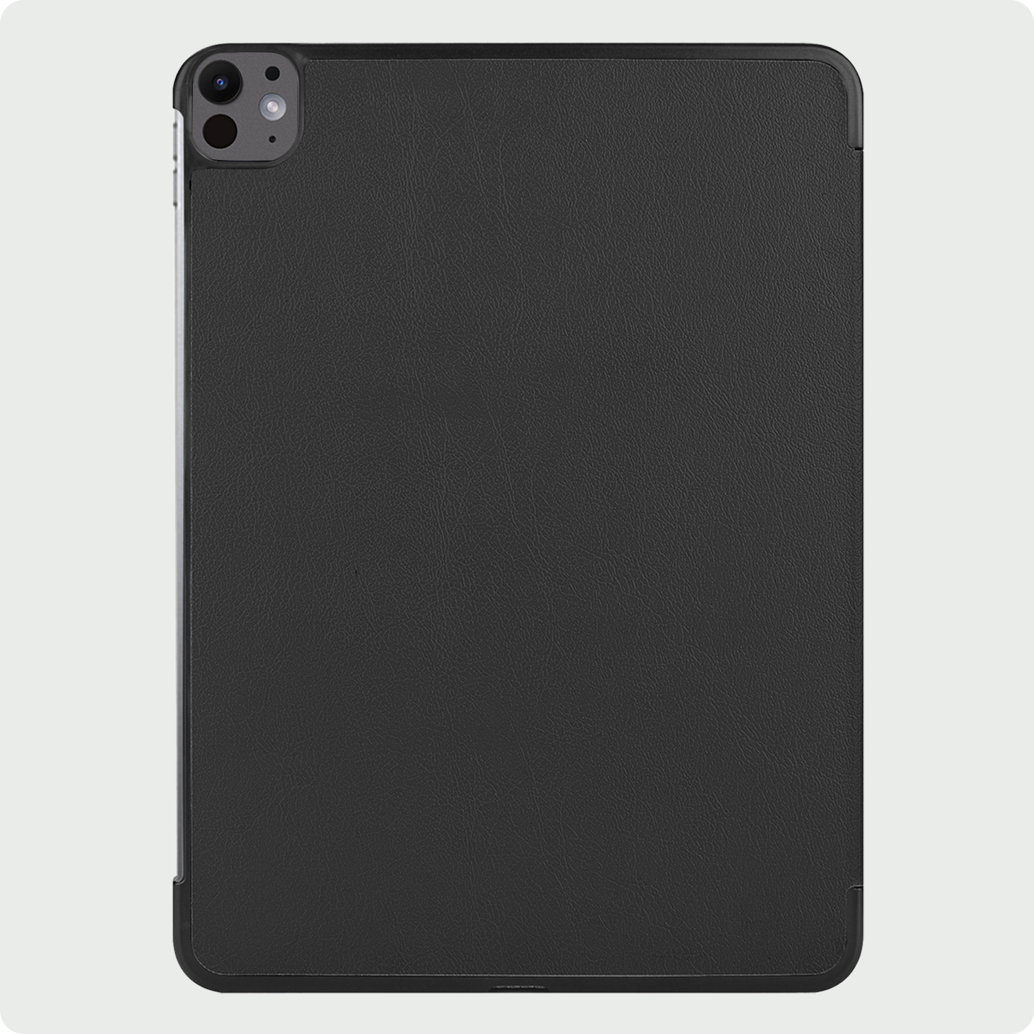 BASEY. Hoesje Geschikt voor iPad Pro 2024 (13 inch) Hoes Case Tablet Hoesje Tri-fold - Hoes Geschikt voor iPad Pro 2024 13 inch (7e generatie) Hoesje Hard Cover Bookcase Hoes - Zwart