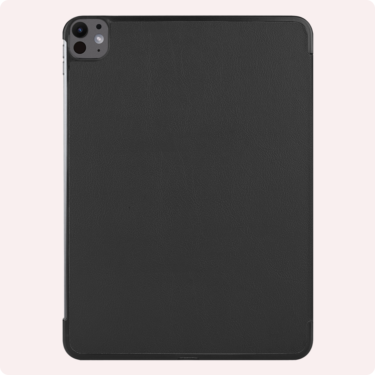 NoXx Hoesje Geschikt voor iPad Pro 2024 (13 inch) Hoesje Case Hard Cover Hoes Book Case - Zwart