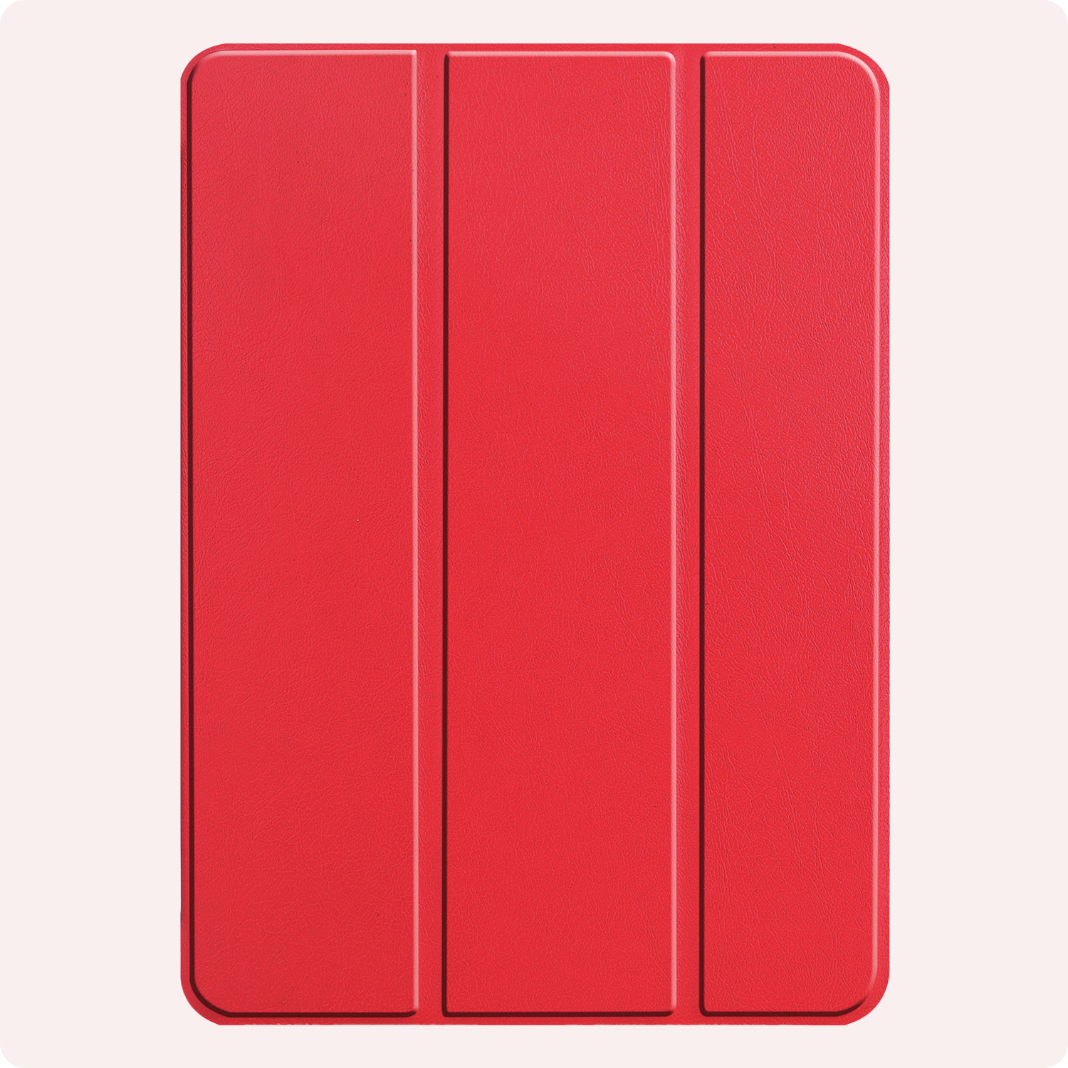 NoXx Hoesje Geschikt voor iPad Pro 2024 (13 inch) Hoesje Case Hard Cover Hoes Book Case - Rood