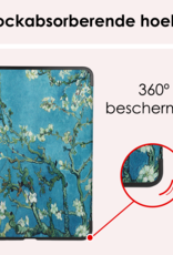 NoXx Hoesje Geschikt voor iPad Air 6 (11 inch) Hoesje Case Hard Cover Hoes Book Case - Bloesem