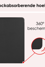 NoXx Hoesje Geschikt voor iPad Pro 2024 (11 inch) Hoesje Case Hard Cover Hoes Book Case - Zwart