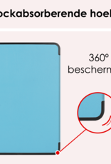 NoXx Hoesje Geschikt voor iPad Pro 2024 (11 inch) Hoesje Case Hard Cover Hoes Book Case - Lichtblauw