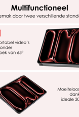 NoXx Hoesje Geschikt voor iPad Pro 2024 (11 inch) Hoesje Case Hard Cover Hoes Book Case - Donkerrood