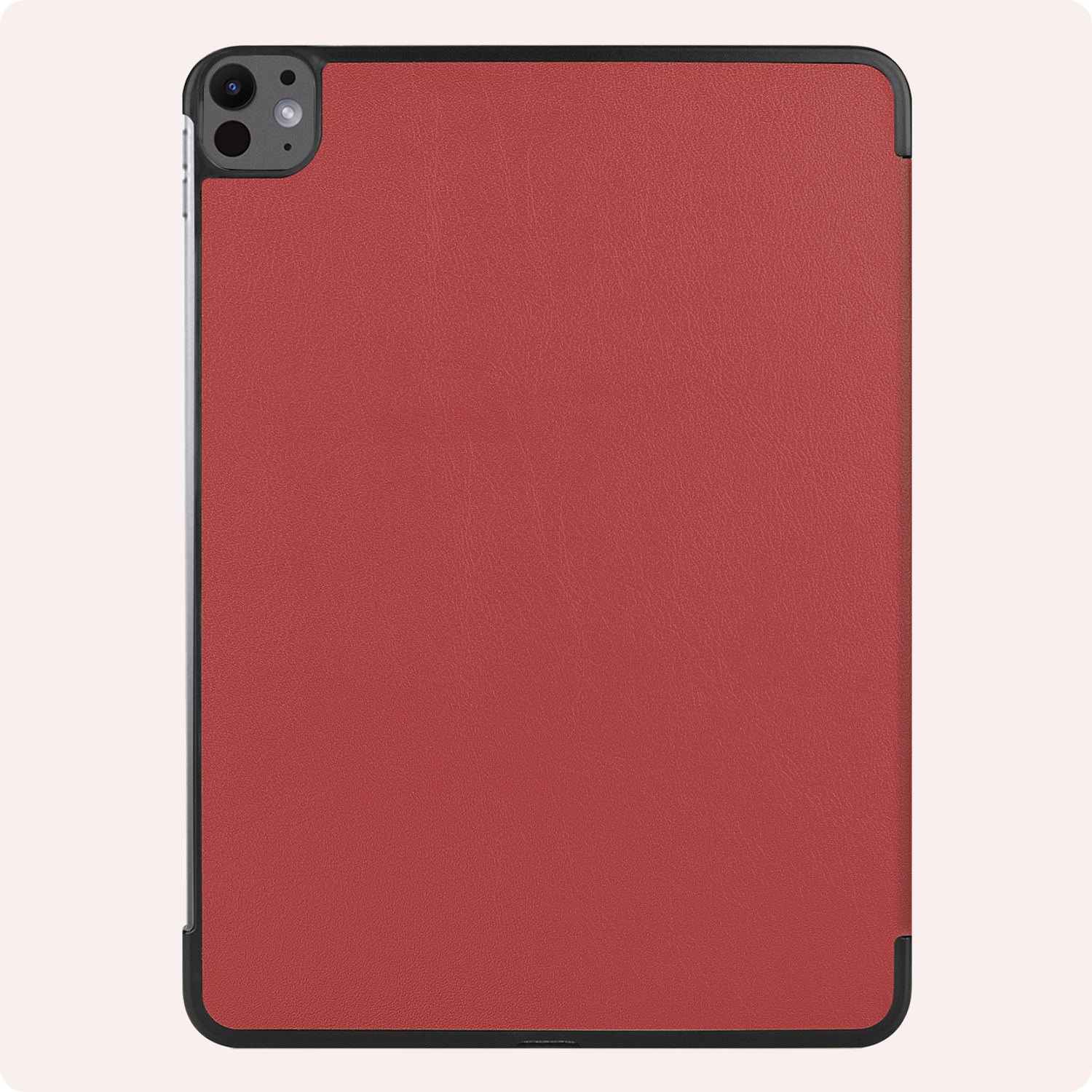 NoXx Hoesje Geschikt voor iPad Pro 2024 (11 inch) Hoesje Case Hard Cover Hoes Book Case - Donkerrood