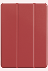 NoXx Hoesje Geschikt voor iPad Pro 2024 (11 inch) Hoesje Case Hard Cover Hoes Book Case - Donkerrood
