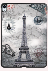 NoXx Hoesje Geschikt voor iPad Air 6 (11 inch) Hoesje Case Hard Cover Hoes Book Case - Eiffeltoren