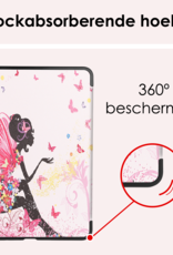 NoXx Hoesje Geschikt voor iPad Air 6 (11 inch) Hoesje Case Hard Cover Hoes Book Case - Elfje