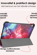 NoXx Hoesje Geschikt voor iPad Air 6 (11 inch) Hoesje Case Hard Cover Hoes Book Case - Galaxy