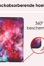 NoXx Hoesje Geschikt voor iPad Air 6 (11 inch) Hoesje Case Hard Cover Hoes Book Case - Galaxy