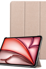 NoXx Hoesje Geschikt voor iPad Air 6 (11 inch) Hoesje Case Hard Cover Hoes Book Case - Goud